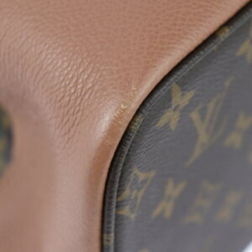 Louis Vuitton Pink Flandrin Leather Bois Monogram Brown Pink Tote Shoulder Rose - Picture 5 of 9